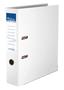 Lever arch file, 75 mm, A4, PP/cardboard, with metal shoe, VICTORIA OFFICE, white